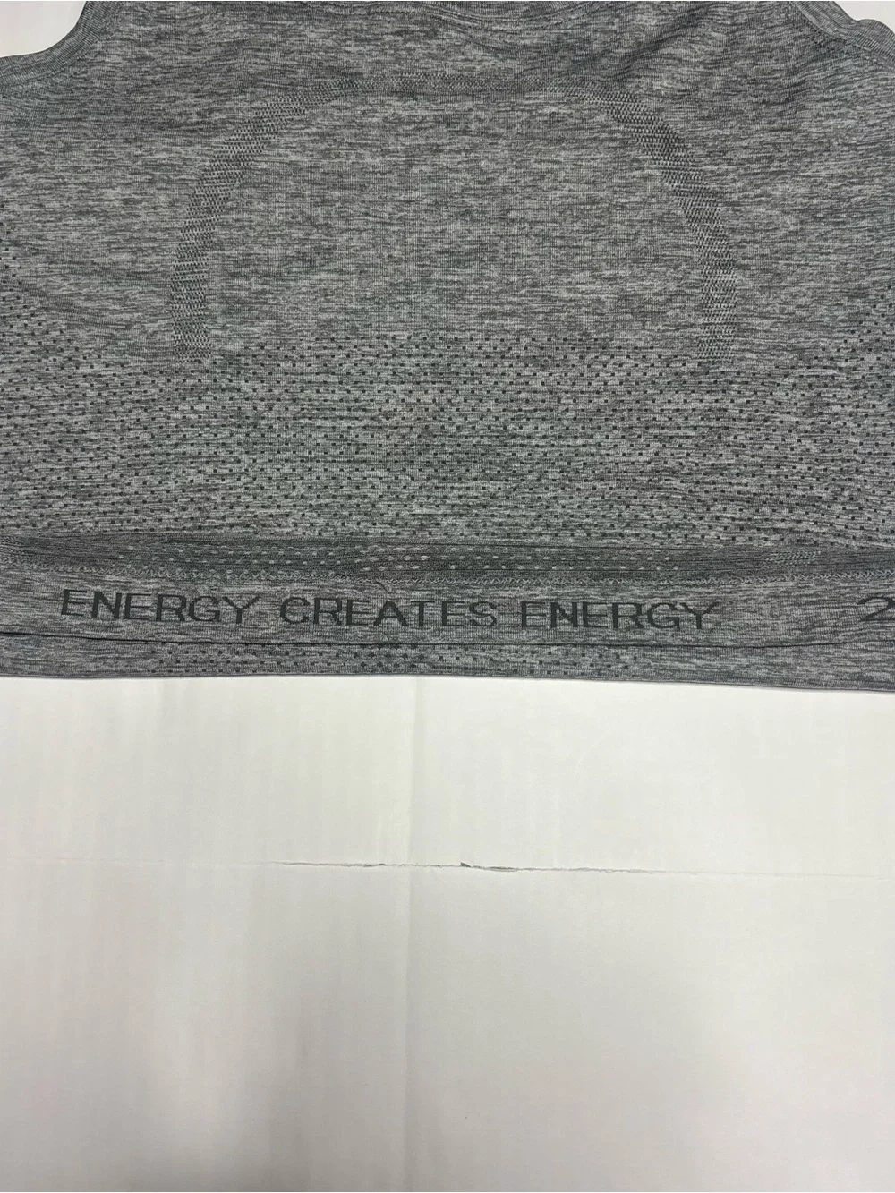 Lululemon Swiftly Tech Tank Top Gray Heather Waist Length
